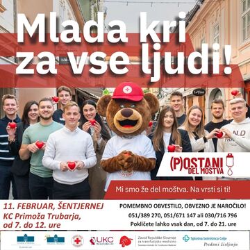 Mlada kri za vse ljudi!